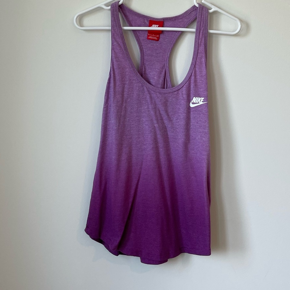 Nike size small purple ombré tank